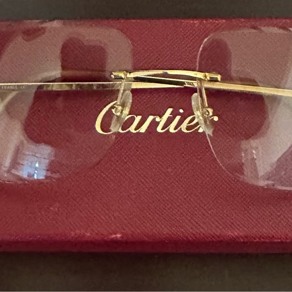 Diamond cut Cartier Men’s glasses - Picture 4 of 11